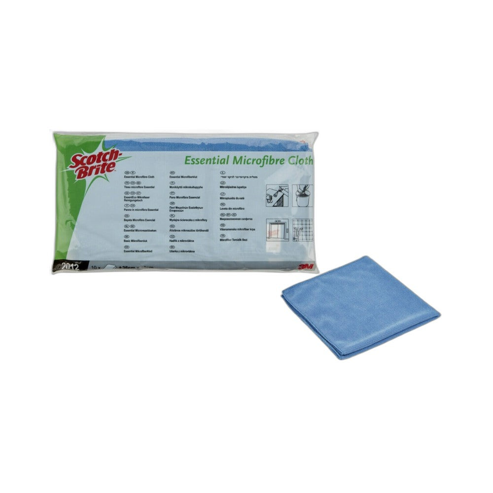 3M Scotch-Brite Mikrofiber Temizlik Bezi Mavi