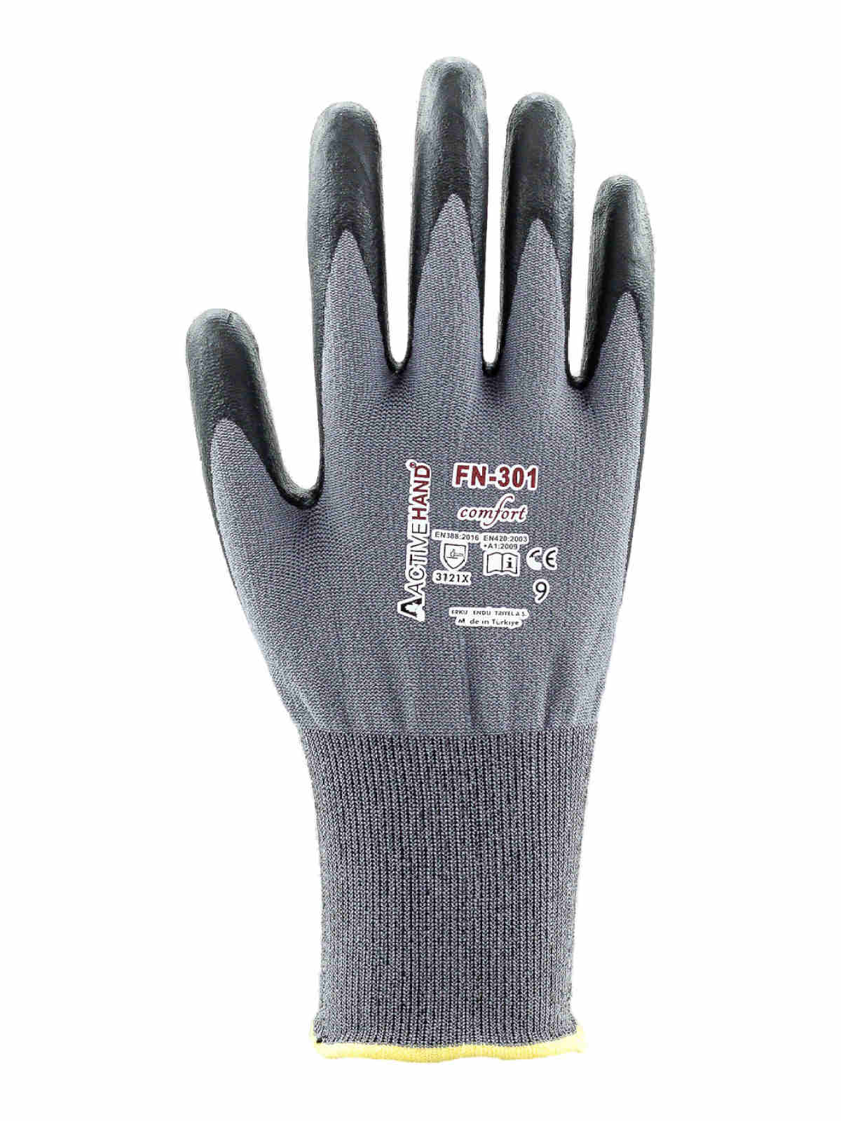 Activehand FN-301 Comfort Likralı Köpük Nitril Kaplı Eldiven