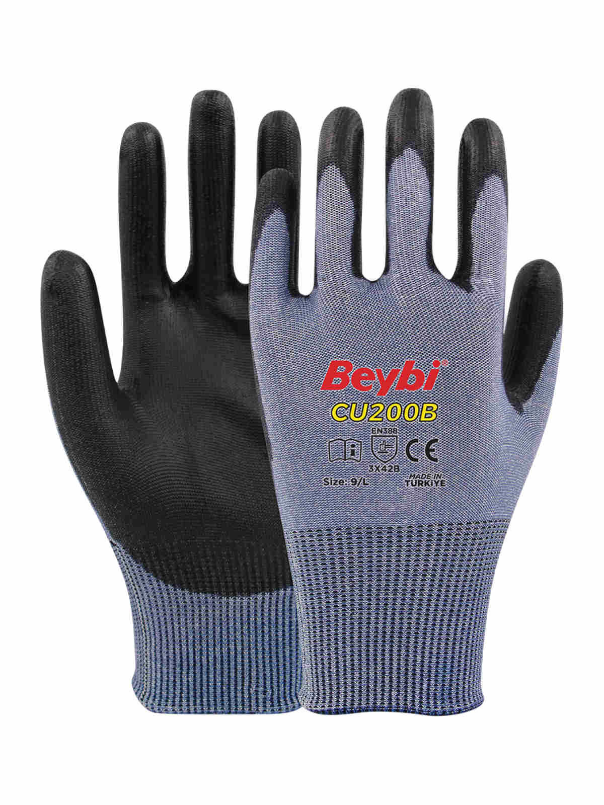 Beybi CU200B PU Kaplı Kesilmeye Dirençli Eldiven