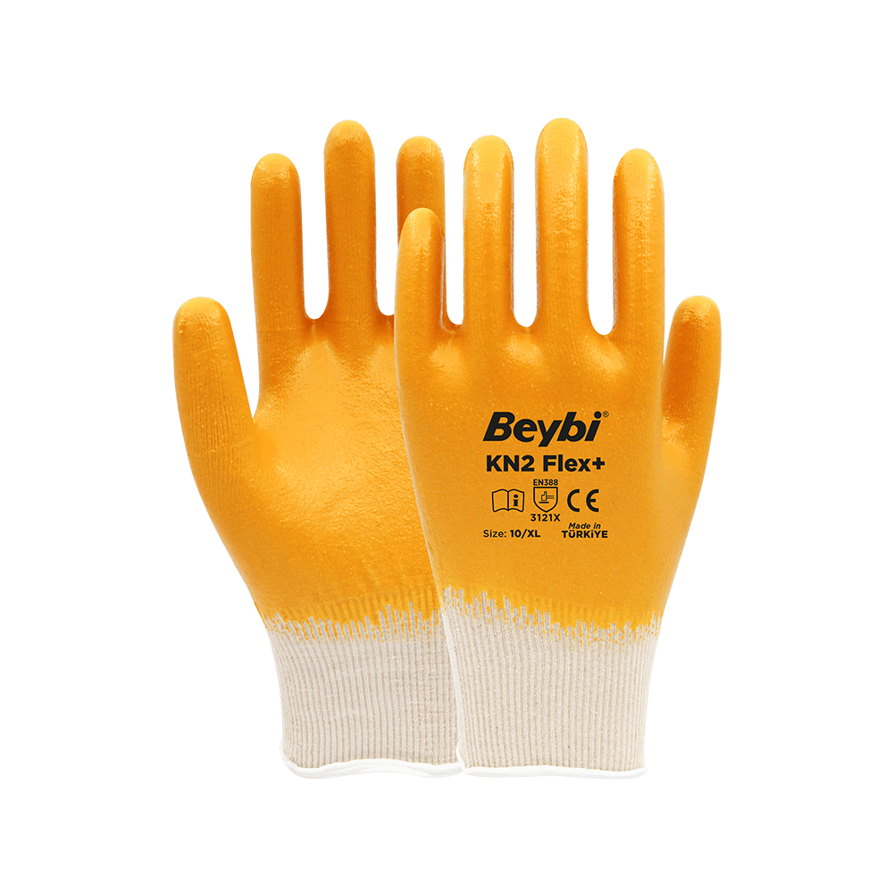 Beybi KN2 FLEX PLUS Pamuklu Nitril Eldiven 9" (12'li)
