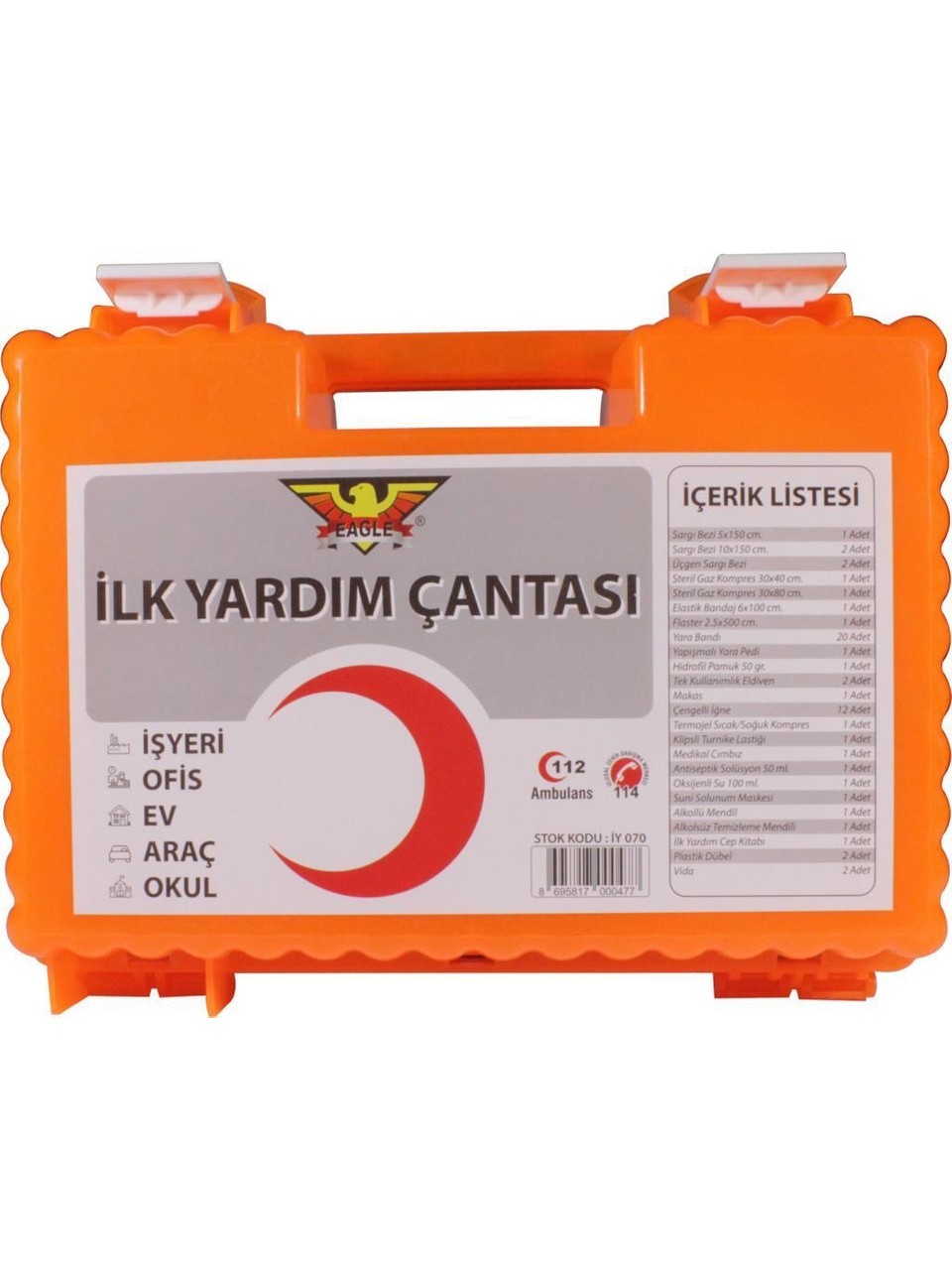 EAGLE IY-070 Profesyonel İş Yeri İlkyardım Çantası