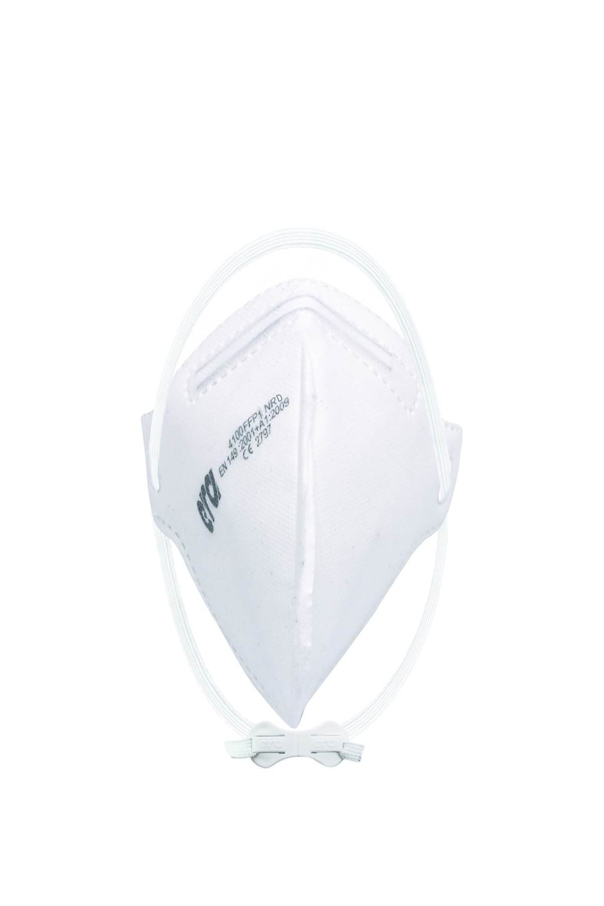 Era 4100 FFP1 NR D Ventilsiz Dikey Katlanır Toz Maskesi (25 Adet/Paket)