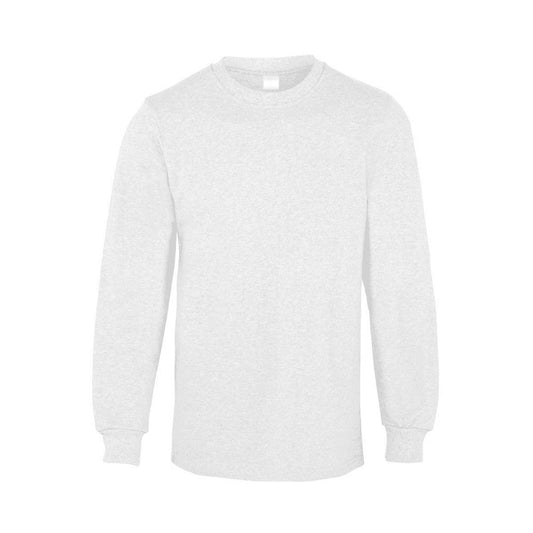 KANT 2 İplik Bisiklet Yaka Sweatshirt Beyaz (Dayanıklı)