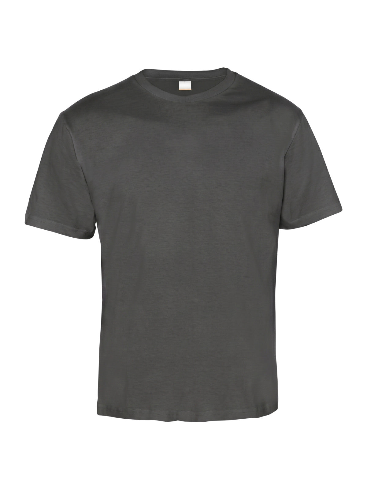 KANT Penye Kumaş Bisiklet Yaka Kısa Kollu Tshirt Antrasit Gri