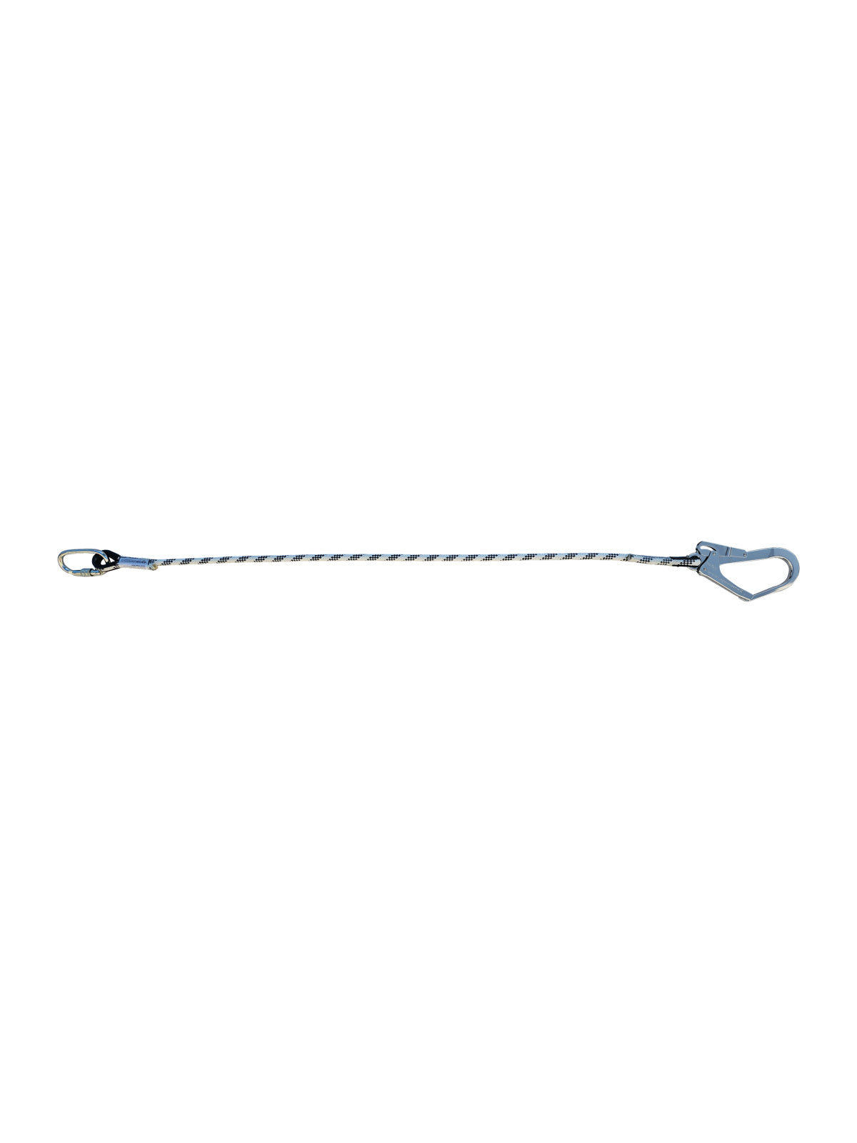 Karam KI288 Kemer Sabitleme Halatı Statik Lanyard karabinalı ve büyük kancalı