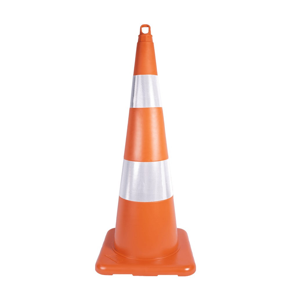 MFK 3290 PVC Trafik Konisi Kırılmaz Çift Reflektifli 90 cm