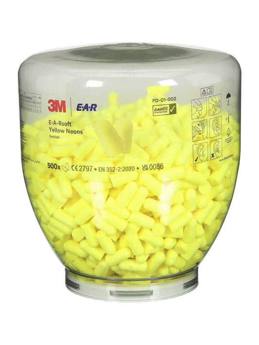 3M PD01002 E.A.R Soft Yellow Neons Refill 500'Lü Damacana (Dispansere Uygun)