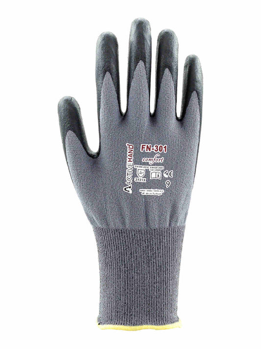 Activehand FN-301 Comfort Likralı Köpük Nitril Kaplı Eldiven
