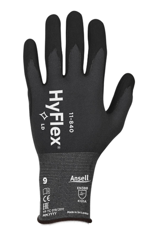 Ansell 11-840 HYFLEX Köpük Nitril Genel Amaçlı İş Eldiveni