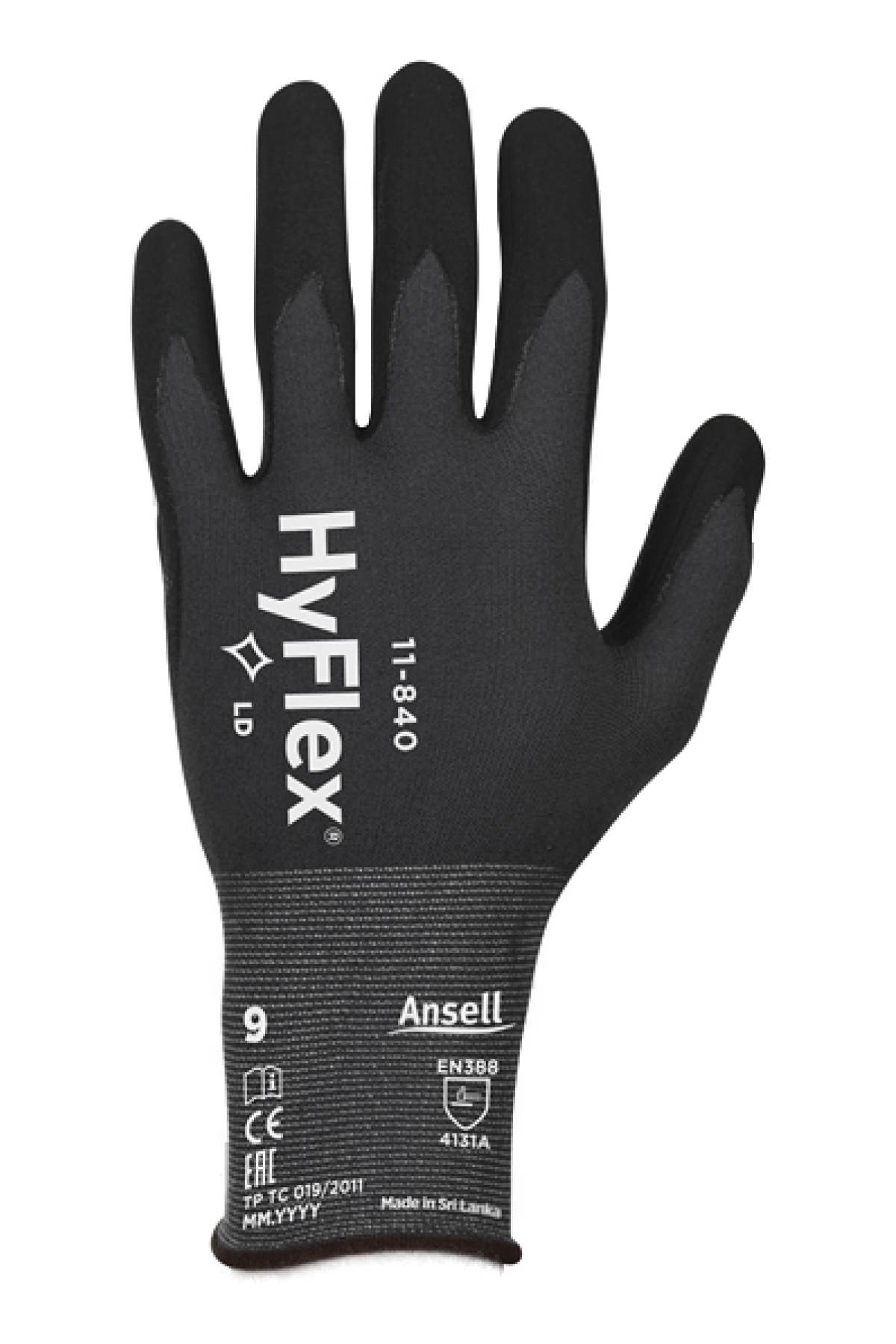 Ansell 11-840 HYFLEX Köpük Nitril Genel Amaçlı İş Eldiveni