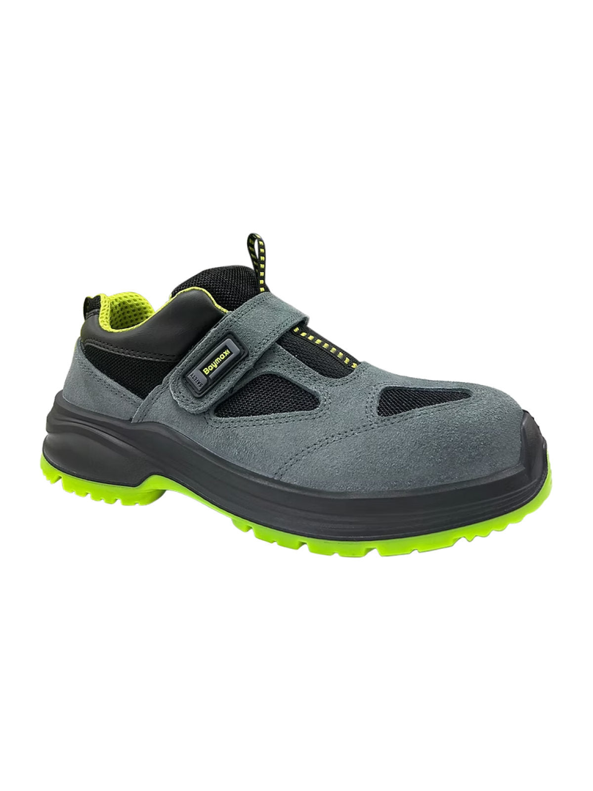 Baymax BX-01 S1P Süet Cırtlı İş Güvenlik Ayakkabısı