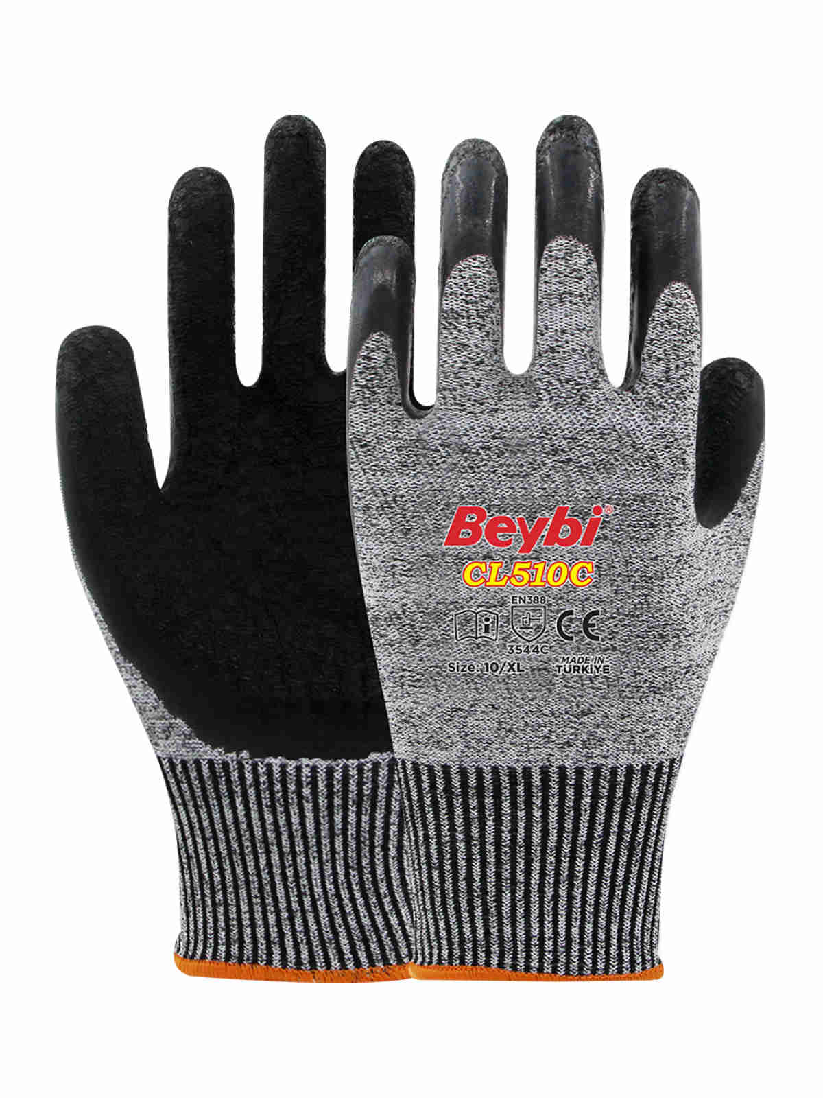 Beybi CL510C Lateks Kaplı Kesilmeye Dirençli Eldiven