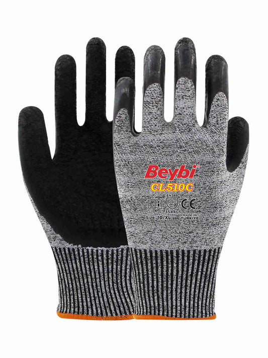 Beybi CL510C Lateks Kaplı Kesilmeye Dirençli Eldiven