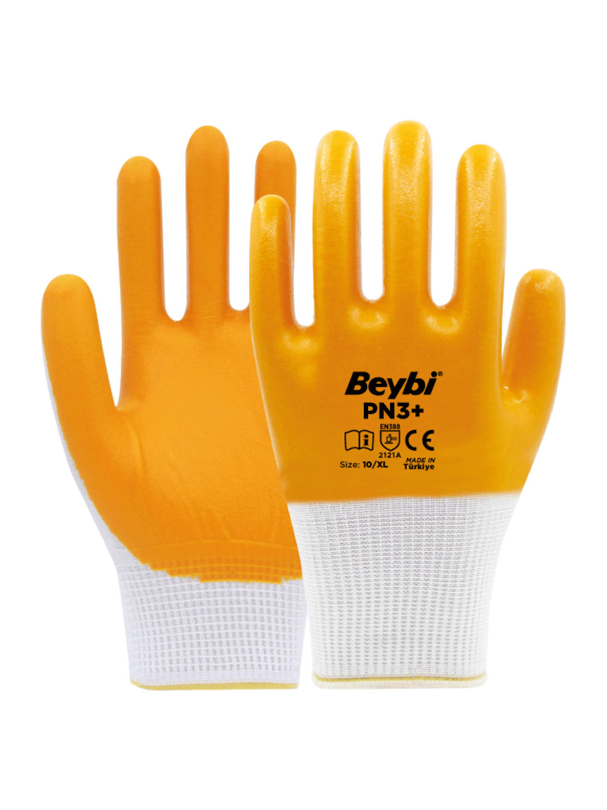 Beybi PN3 PLUS Polyester Örme Nitril Eldiven