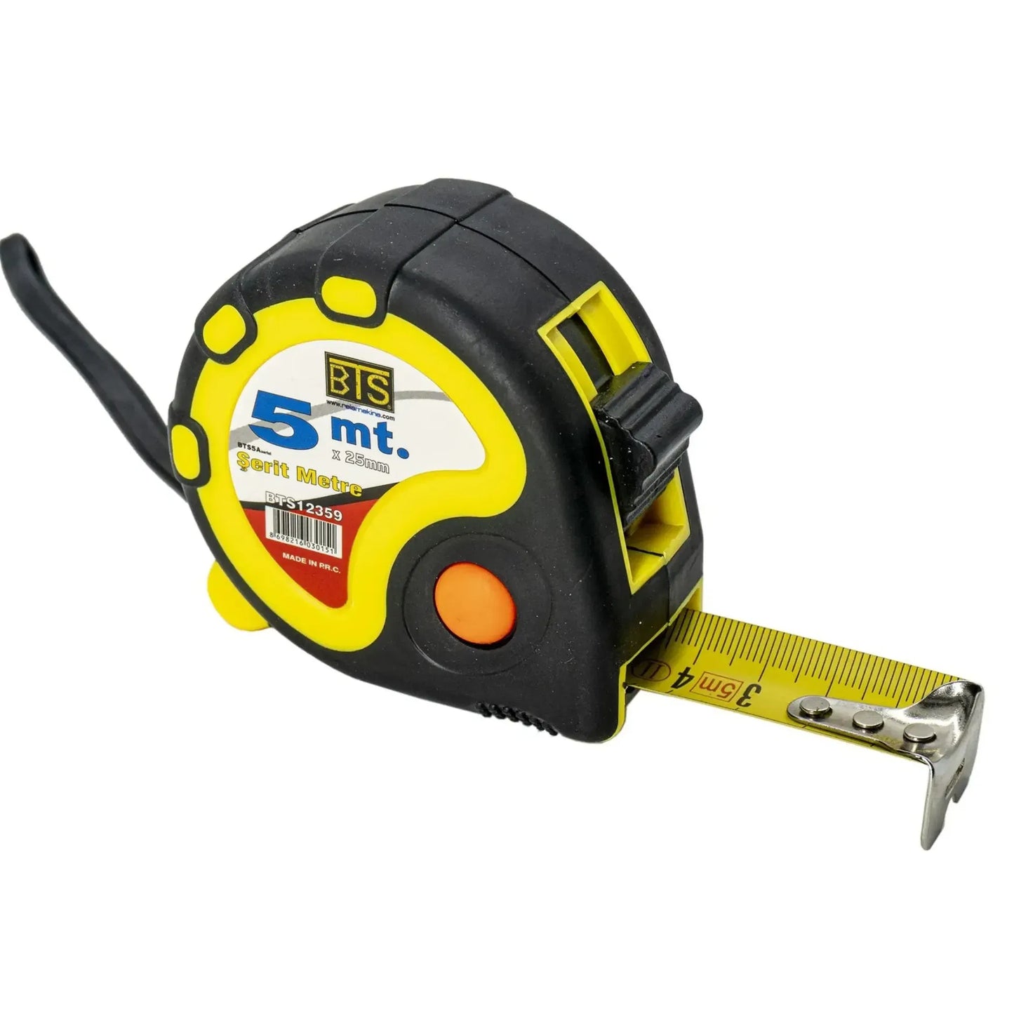 BTS Muhafazalı Şerit Metre 5x25 MT