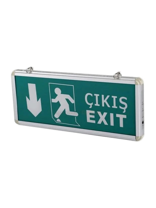 CATA CT-9167 ACİL ÇIKIŞ YÖNLENDİRME ARMATÜR DÜZ 3W. LED İKİ TARAFLI