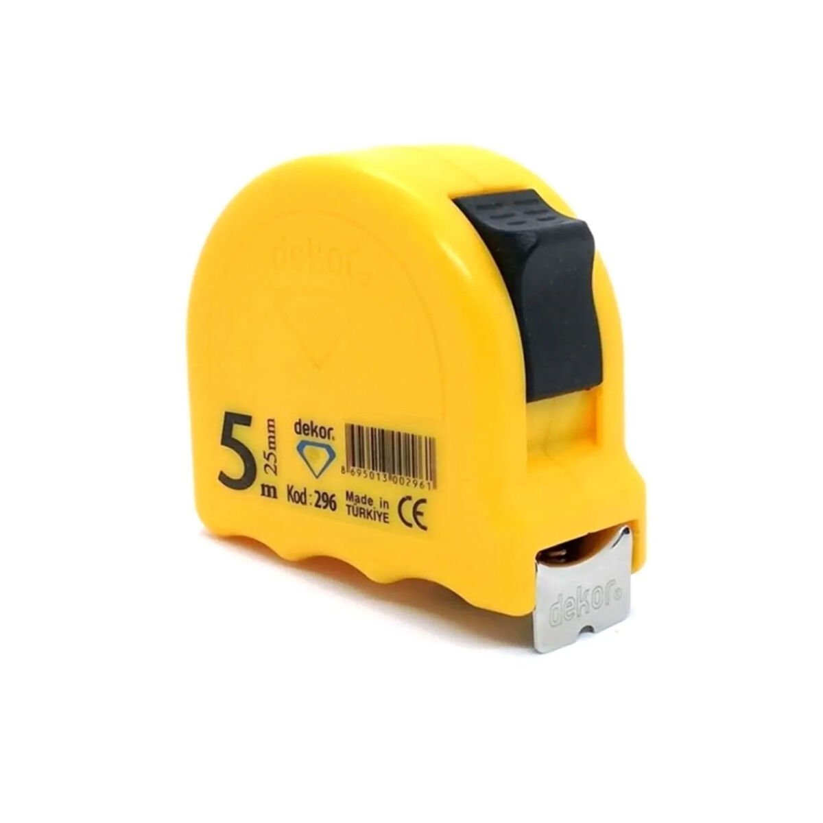 Dekor 296 Şerit Metre 25 mm x 5 m Ölçüm Aleti