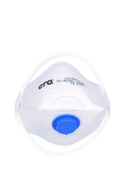 Era 1210 V FFP2 NR D Ventilli Katlanır Toz Maskesi (25 Adet/Paket)