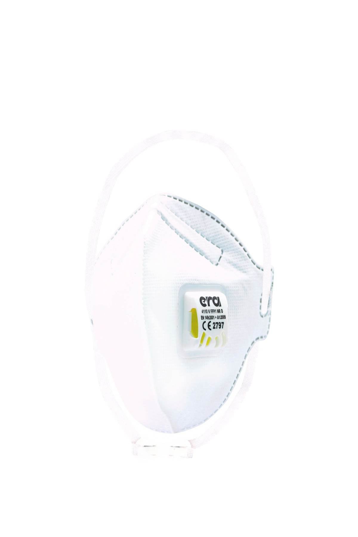 Era 4110 V FFP1 NR D Ventilli Dikey Katlanır Toz Maskesi (15 Adet/Paket)