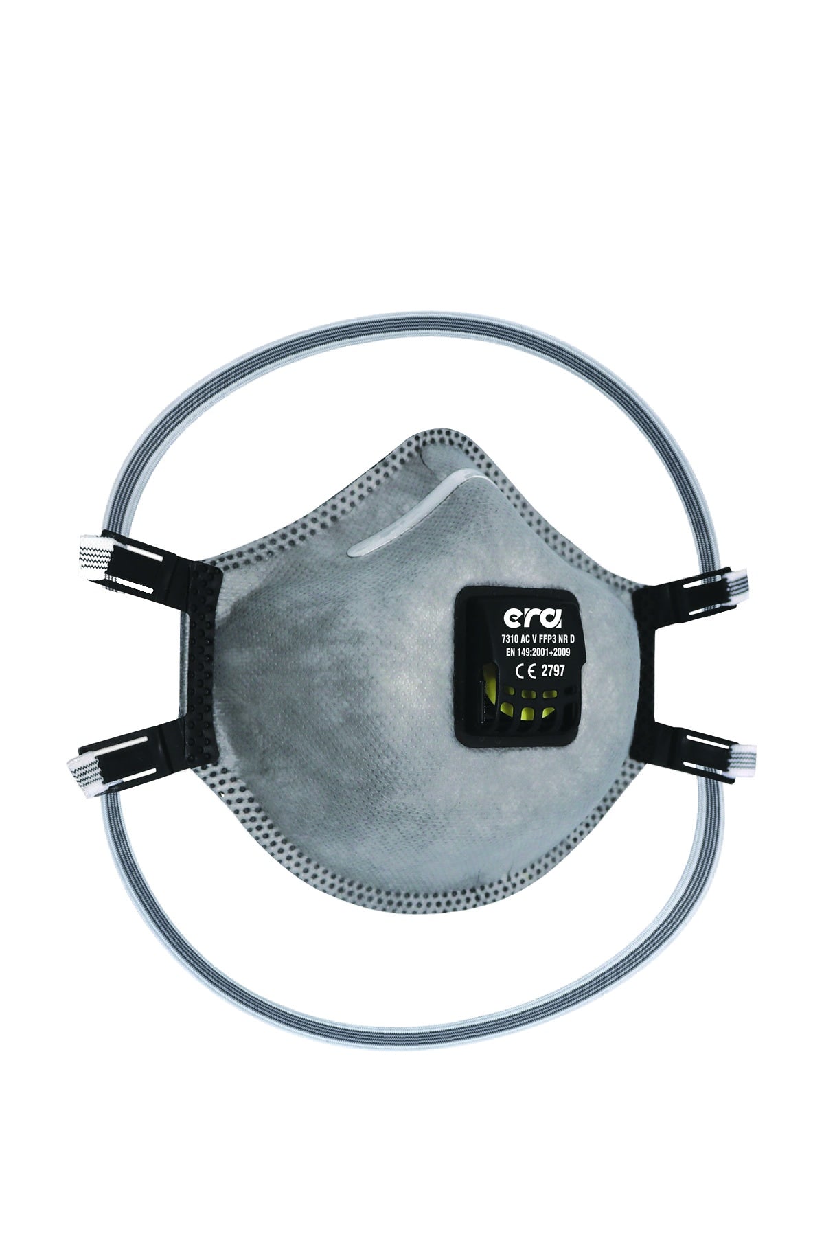 Era 7310 AC V FFP3 NR D Ventilli Aktif Karbon Profesyonel Toz Maskesi (10 Adet/Paket)