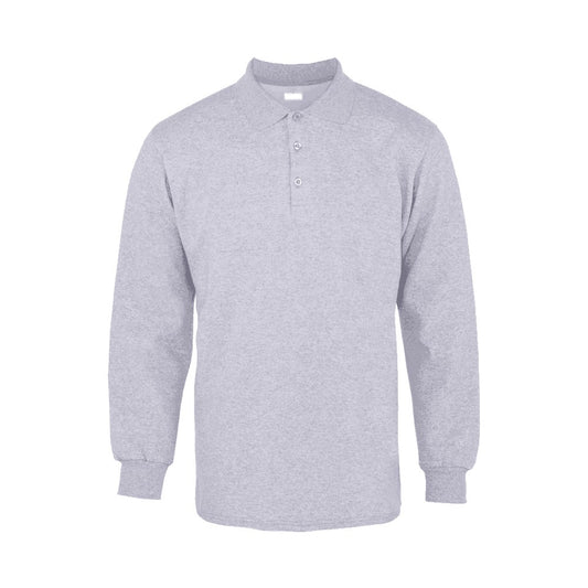 KANT 2 İplik Polo Yaka Sweatshirt Gri