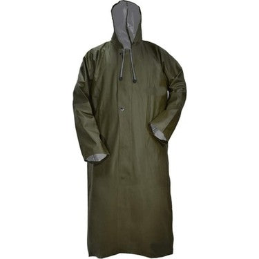 KANT PVC Fermuarlı Yağmurluk Pardesü Haki