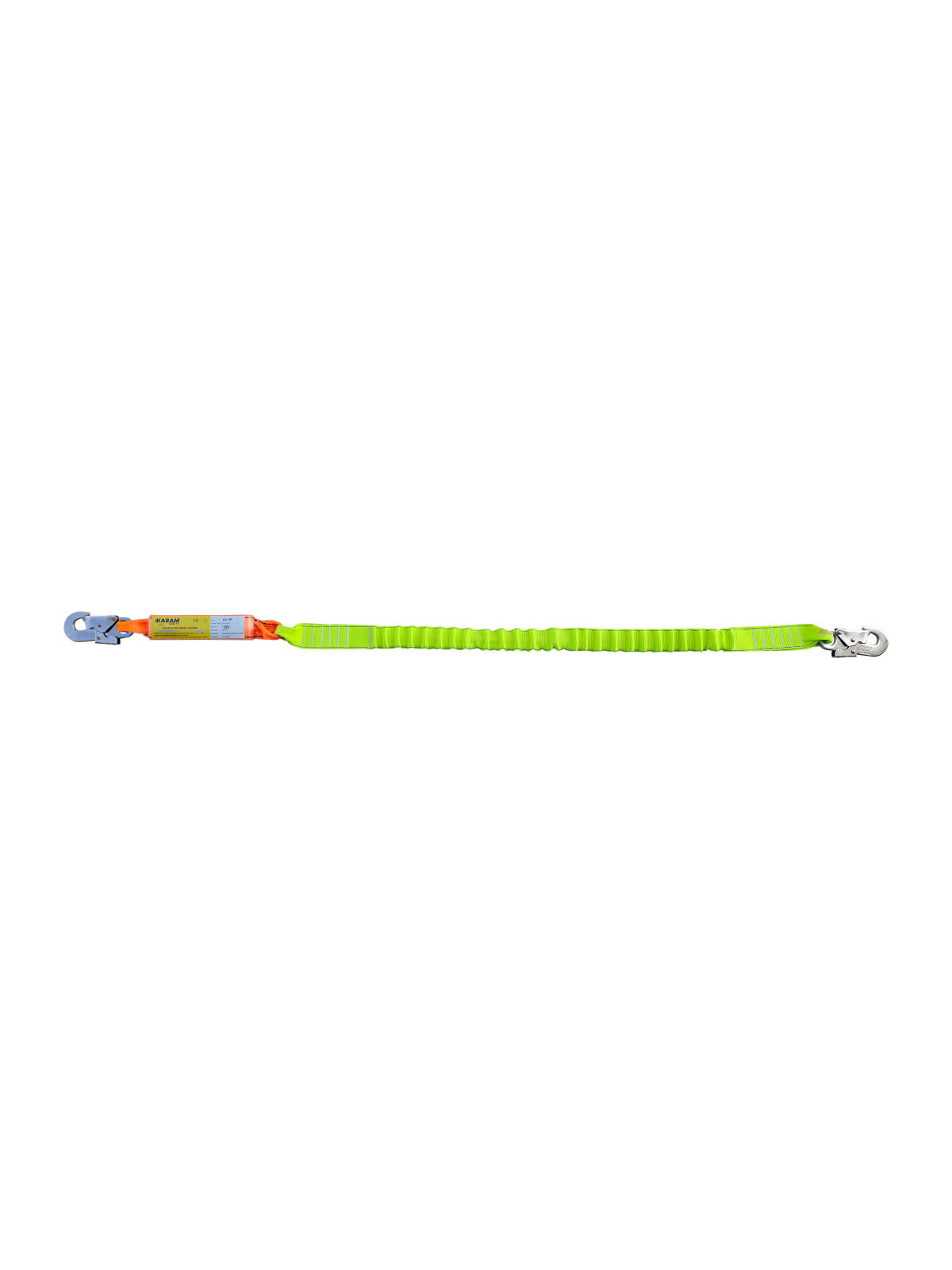 Karam KA395 Şok Emici Tek Kol Elastik Lanyard Çift Küçük Kancalı