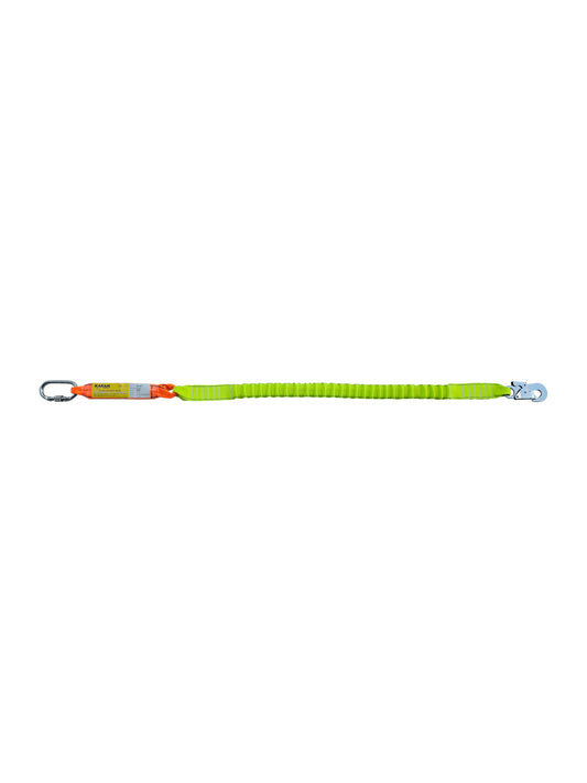 Karam KA397 Şok Emici Tek Kol Elastik Lanyard Karabinalı Küçük Kancalı