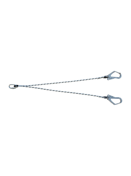 Karam KI231 Çift Kollu Statik Halatlı Lanyard Büyük Kancalı