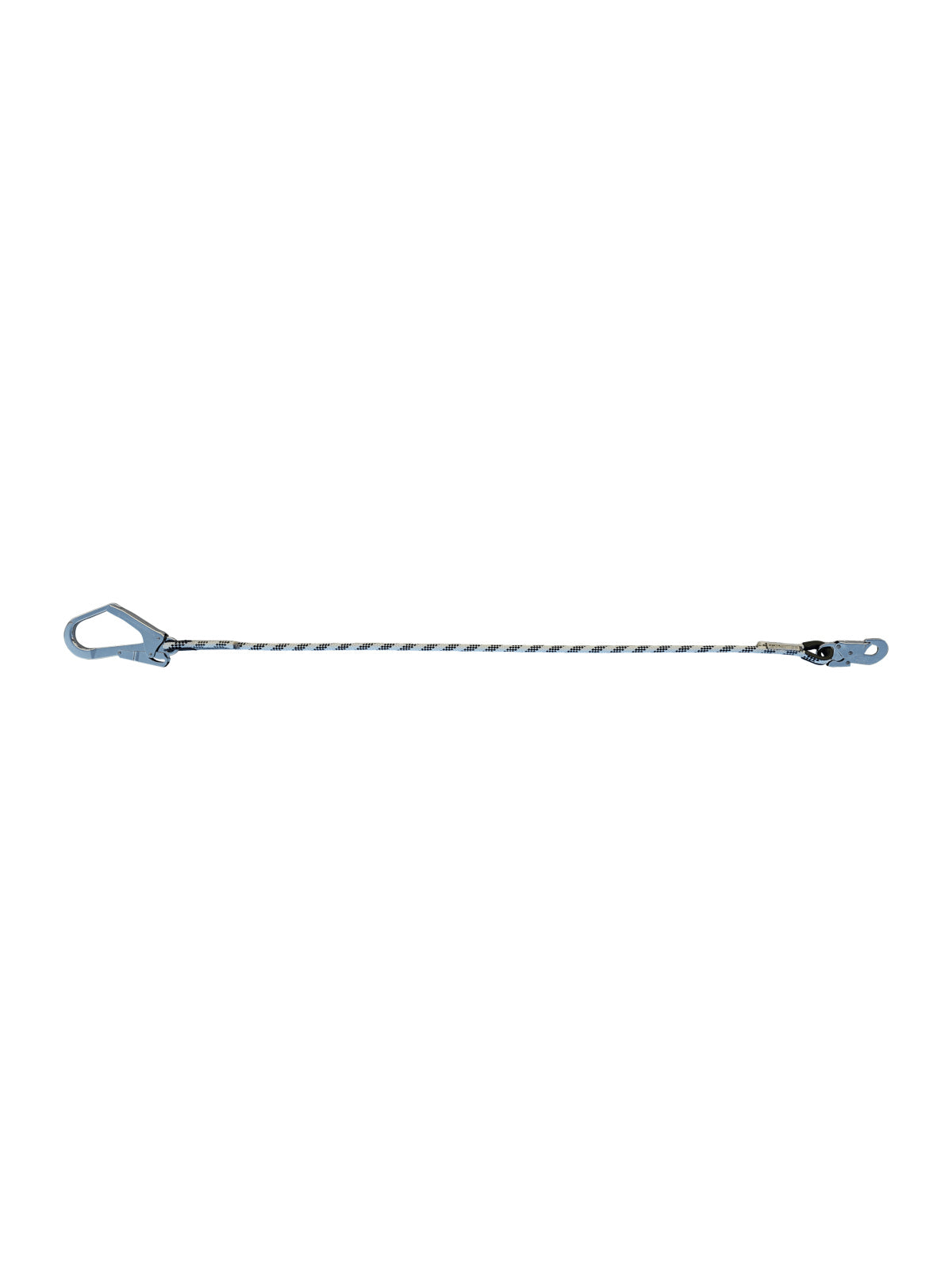 Karam KI289 Kemer Sabitleme Halatı Statik Lanyard küçük kancalı ve büyük kancalı
