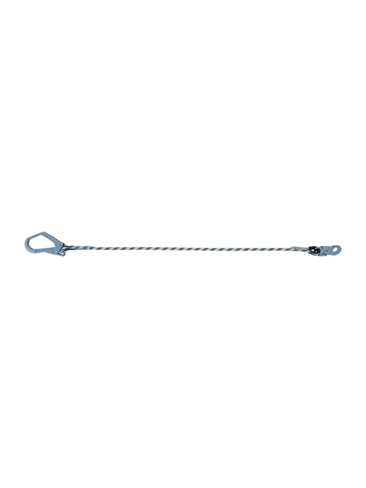 Karam KI289 Kemer Sabitleme Halatı Statik Lanyard küçük kancalı ve büyük kancalı