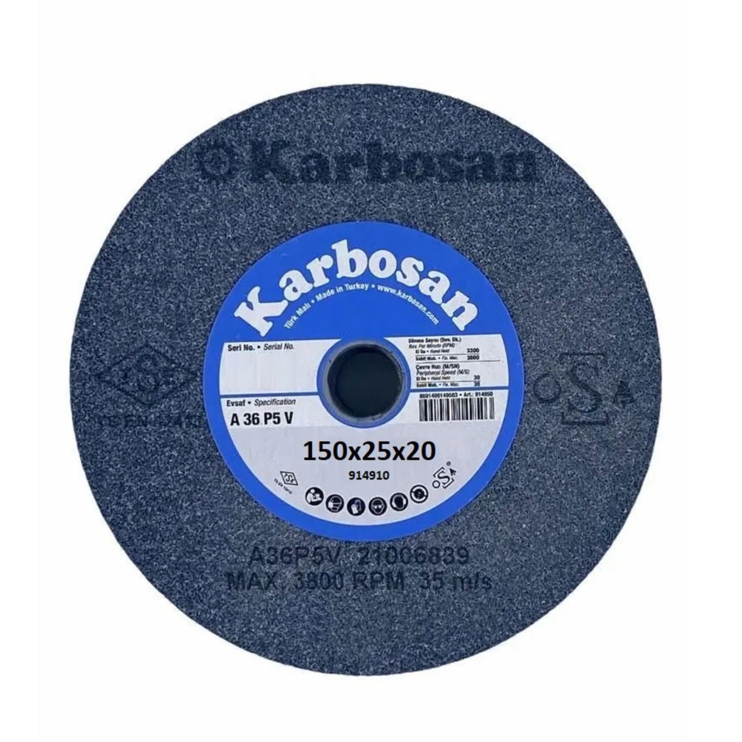 Karbosan 914910 Taşlama Taşı NK 36 150x25x20