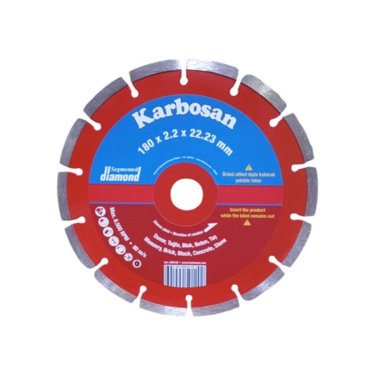 Karbosan 950120 Segmentli Elmas Kesici 180x2.2x22