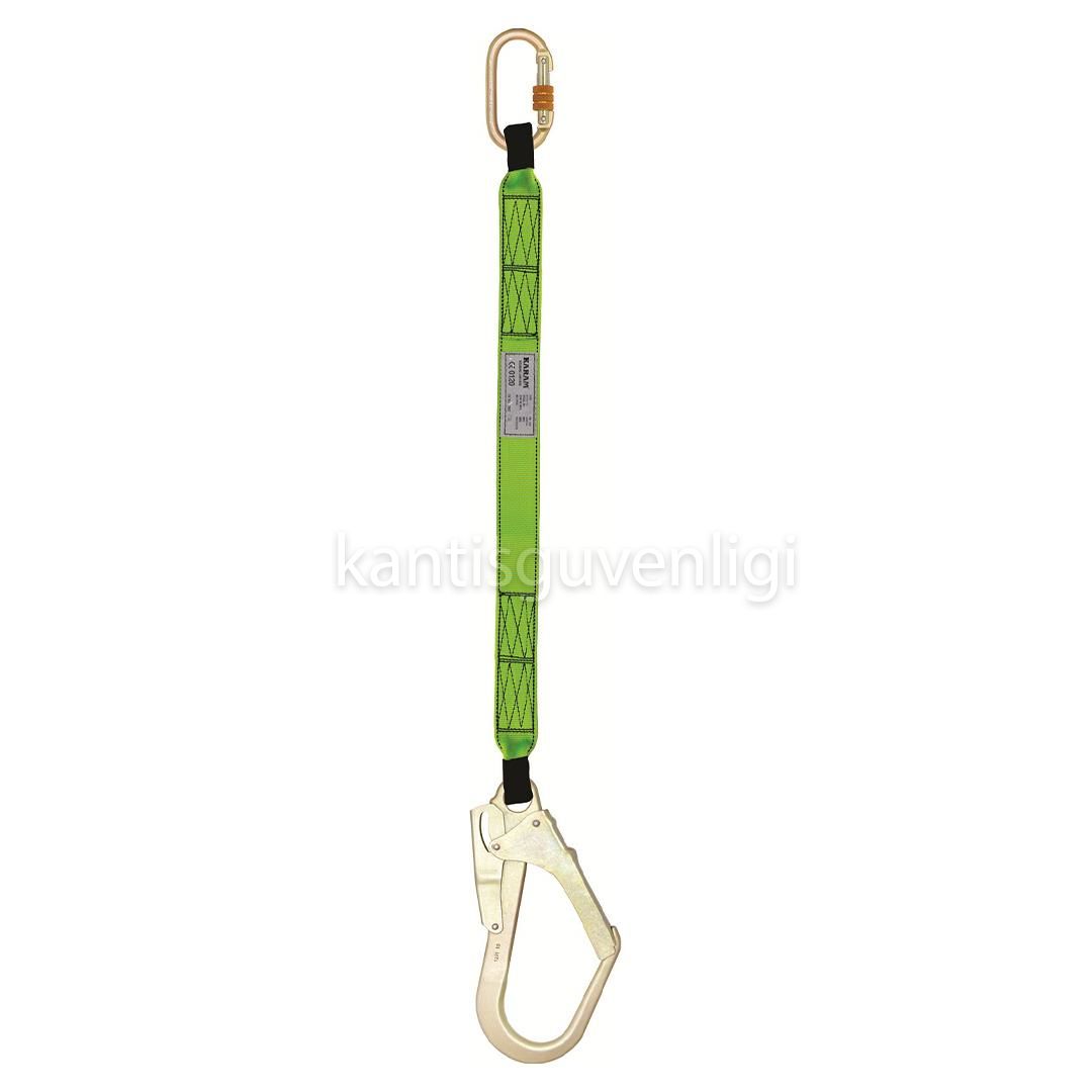 Ki 228 Tek Kol 1.20 Karabinalı Kolon Lanyard 1.2 Metre