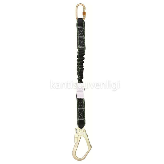 Ki 398 Tek Kol 1.20 Mt Karabinalı Elastik Lanyard 1.2 Metre