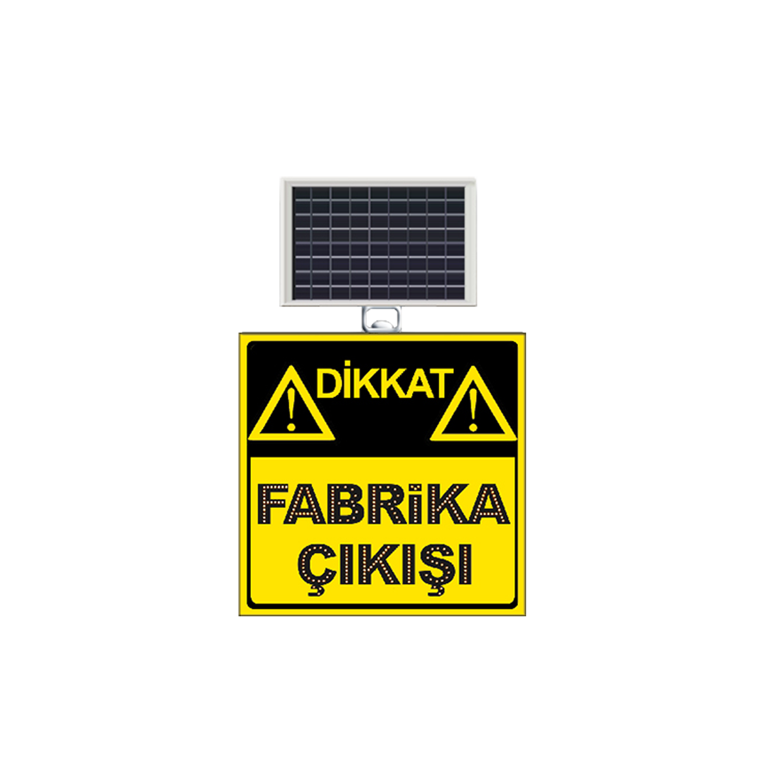 Mfk 9631 Dikkat Fabrika Çıkışı Levhası 60 X 60 X 4 Cm