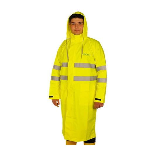 Polly Rain PR1001 PVC Alt-Üst Takım Yağmurluk (Fosforlu Sarı)