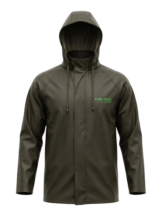 Polly Rain PR1002 PVC Tek Ceket Yağmurluk (Haki)