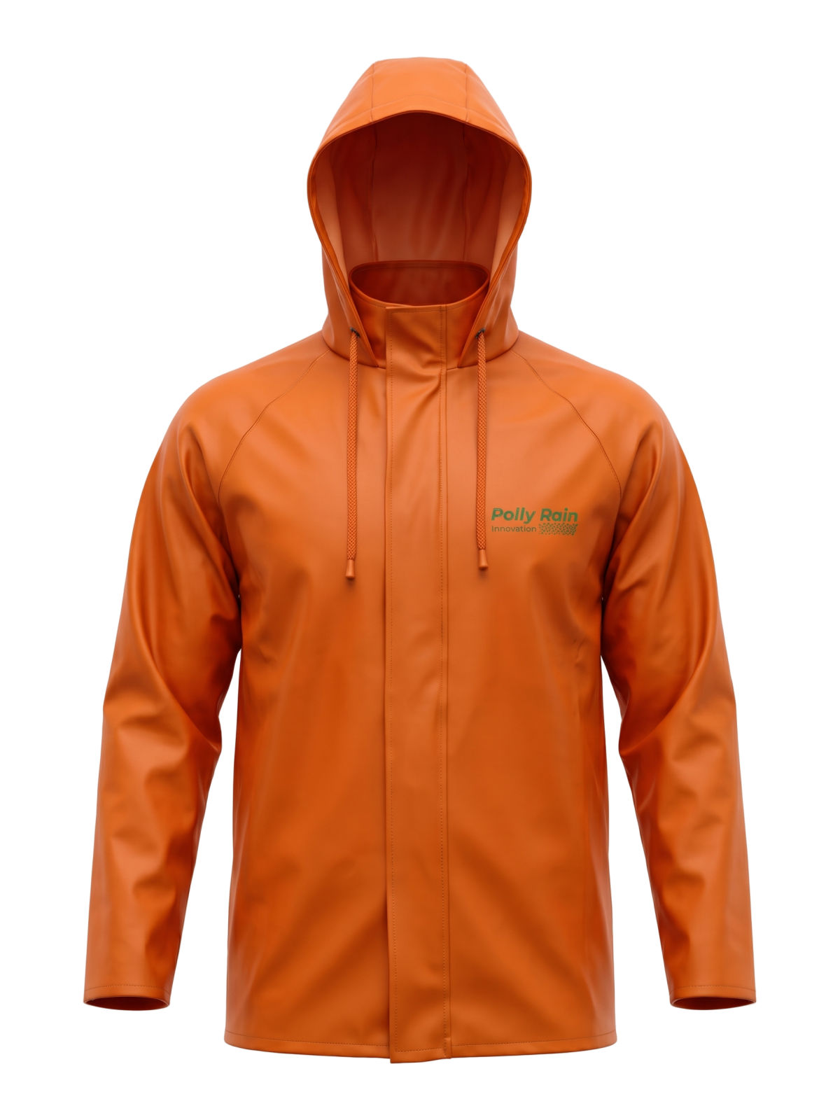 Polly Rain PR1002 PVC Tek Ceket Yağmurluk (Turuncu)