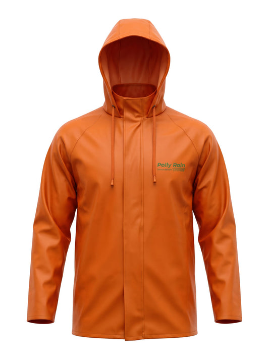 Polly Rain PR1002 PVC Tek Ceket Yağmurluk (Turuncu)