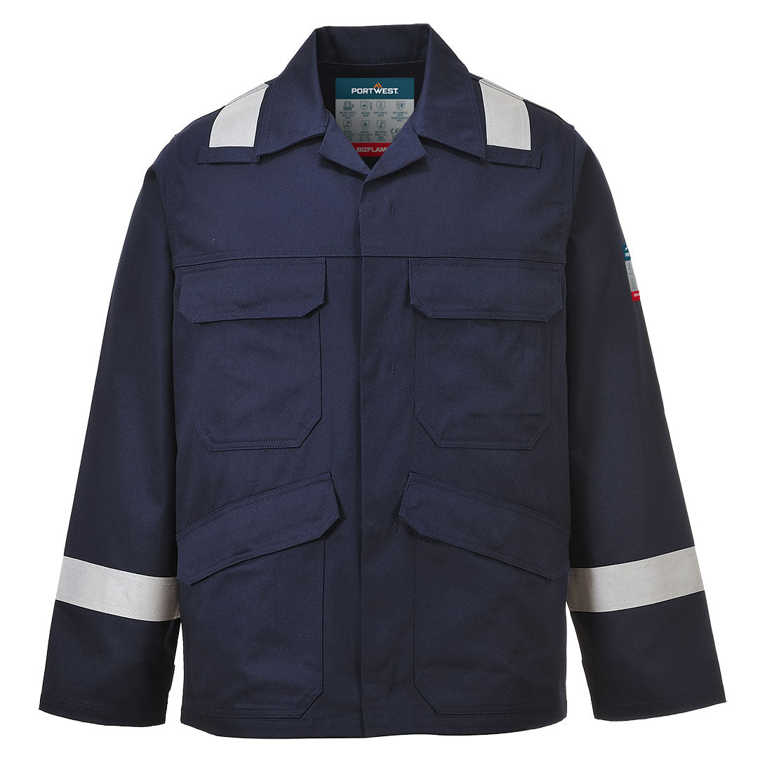 Portwest FR25 Bizflame Plus Ceket Lacivert